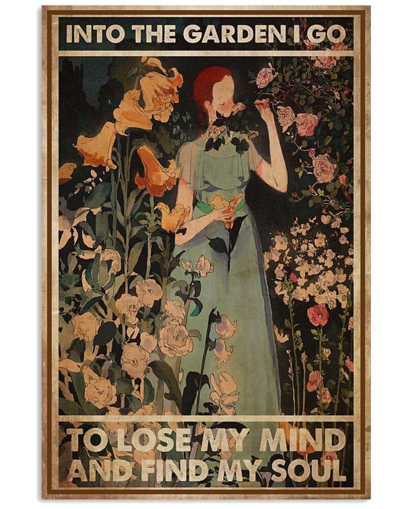 Garden Find My Soul Vertical Poster Canvas Wall Decor Visual Art 1 1