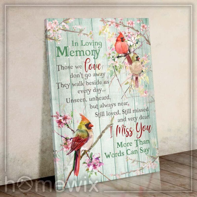 In Loving Memory Poster Canvas Wall Decor 1 1