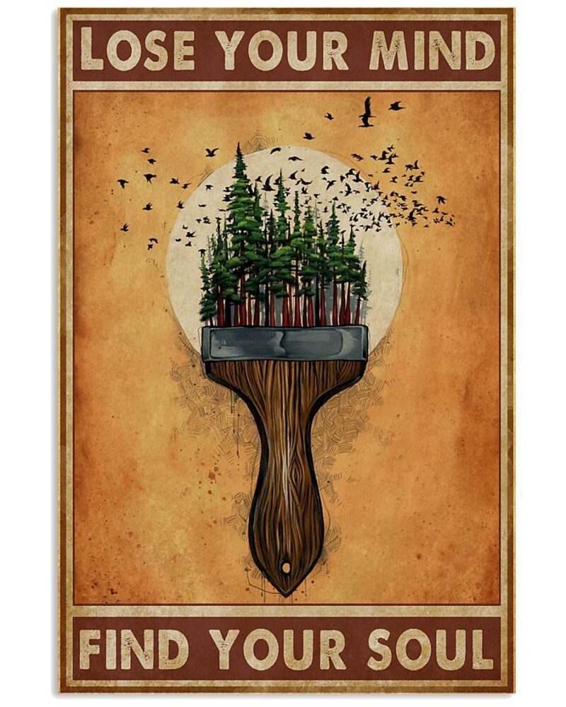 Professions Poster Painting Find Your Soul Vertical Poster Canvas Wall Decor Visual Art 1