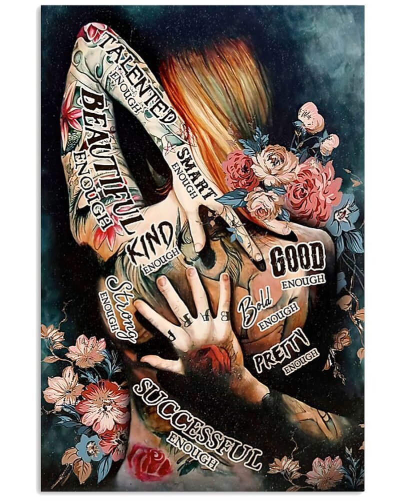 Tattoo Art Vertical Poster Canvas Wall Decor Visual Art 1 1