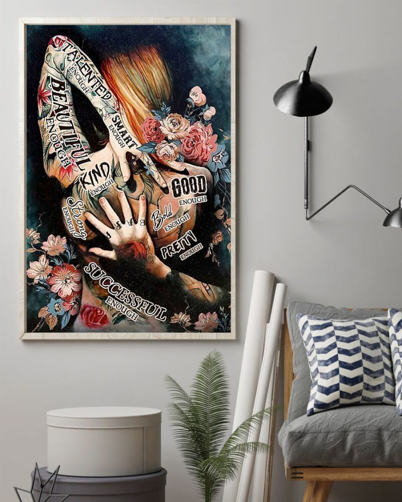Tattoo Art Vertical Poster Canvas - Wall Decor Visual Art