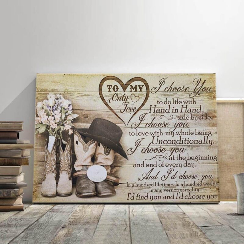 I Choose You Poster Canvas Wall Art - Wall Decor
