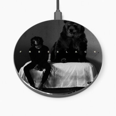 6lack Wireless Charger Custom Charging Pad iPhone Samsung