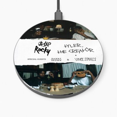 A AP Rocky and Tyler the Creator Wireless Charger Custom Charging Pad iPhone Samsung
