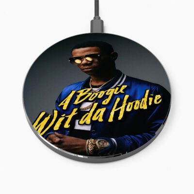 A Boogie Wit da Hoodie Wireless Charger Custom Charging Pad iPhone Samsung