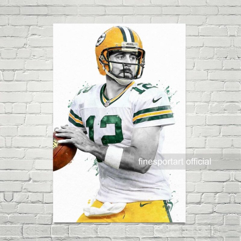 Aaron Rodgers Green Bay Poster
