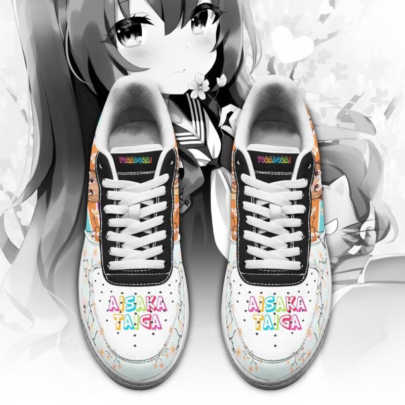 Aisaka Taiga Shoes Toradora Custom Anime Shoes Air Force 1 Sneakers 1