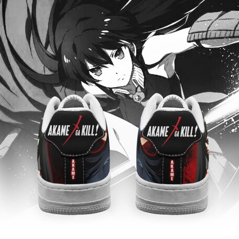 Akame Shoes Akame Ga Kill Custom Anime Air Force 1 Sneakers 2