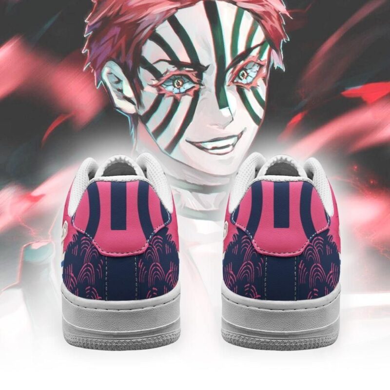 Akaza Sneakers Custom Demon Slayer Anime Shoes Fan Air Force 1 Sneakers 2