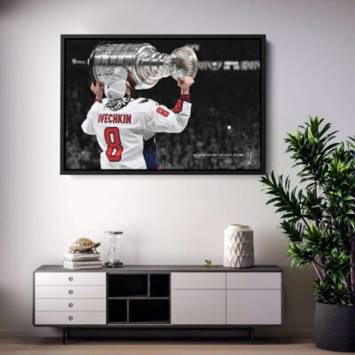 Alexander Ovechkin Canvas, Ice Hockey, Ice Hockey Quote Wall Decor, Wall Art Canvas Washington Capitals 3 Wall Art Canvas Washington Capitals