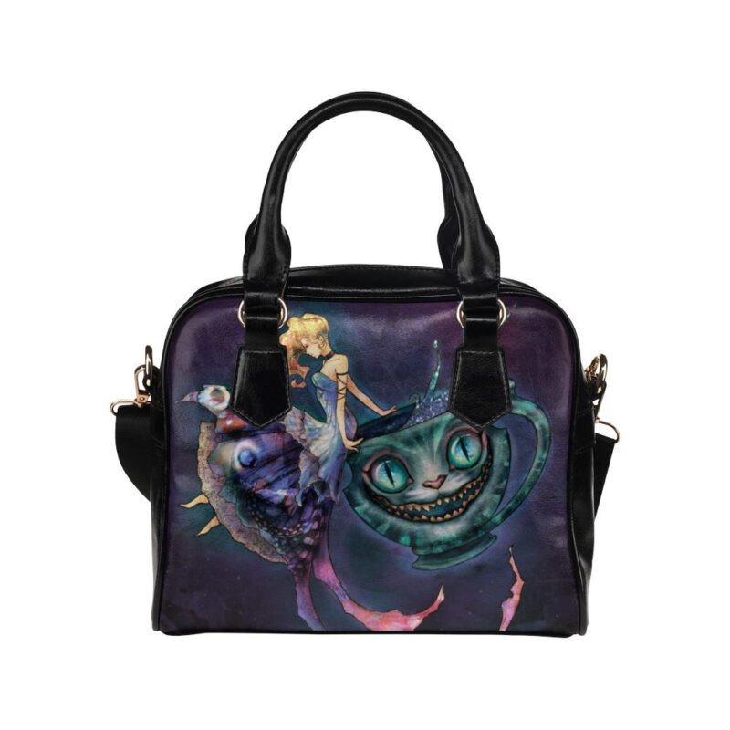 Alice in Wonderland Lady Leather Shoulder Hand Bag SB0117 1