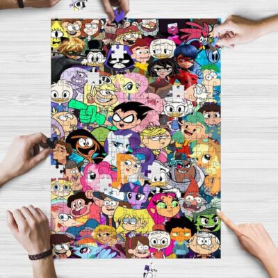All Characters Funny Cartoon Network Jigsaw Puzzle Game, All Characters Funny Cartoon Network Fan Gift, Disney 2 Disney