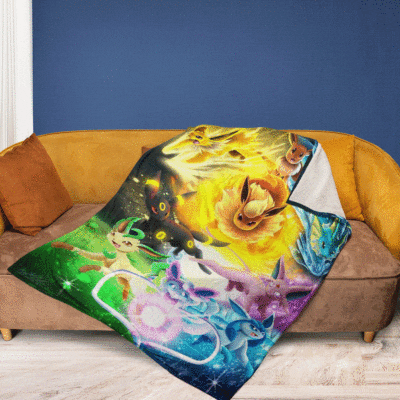 All Monsters In Pokemon Manga Luminous Energy Christmas 142 Pokemon Gift For Fan Comfy Sofa Throw Blanket Gift 2