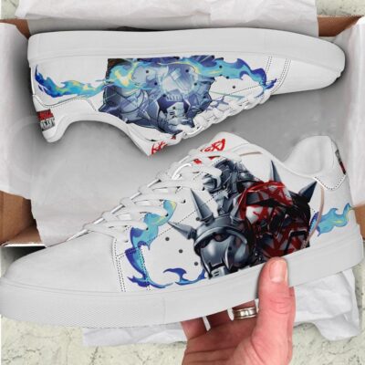 Alphonse Elric Fullmetal Alchemist Low Top Leather Stan Smith Shoes SST1017 1 Tennis Shoes