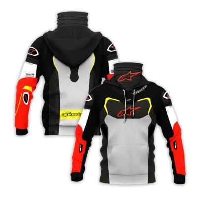 Alpinestars Motorsport Logo Auto Racing Team Moto Gp Motocross 3D Gift For Alpinestars Fans Gaiter Hoodie GH0845