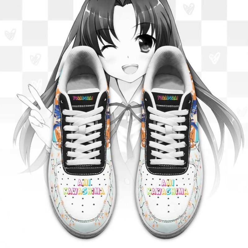 Ami Kawashima Shoes Toradora Custom Anime Shoes Air Force 1 Sneakers 1