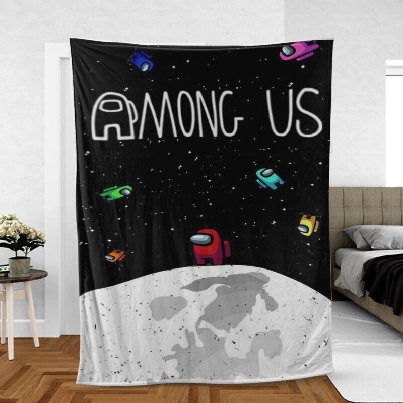 Amoung Us Funny Game Blanket 4