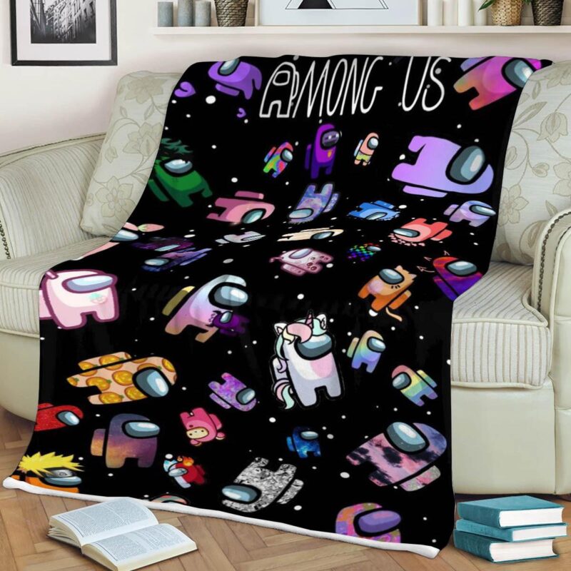 Amoung Us Funny Game Blanket 5