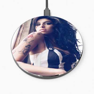 Amy Winehouse Wireless Charger Custom Charging Pad iPhone Samsung
