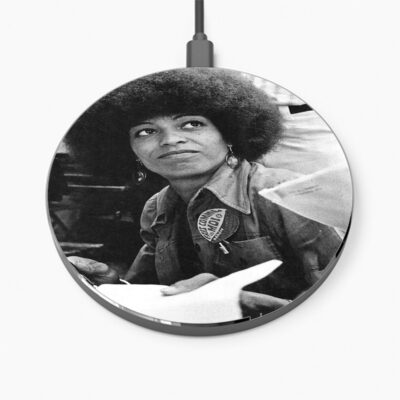 Angela Davis Wireless Charger Custom Charging Pad iPhone Samsung