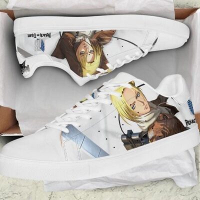 Annie Leonhart Attack On Titan Low Top Leather Stan Smith Shoes SST1020 1 Tennis Shoes