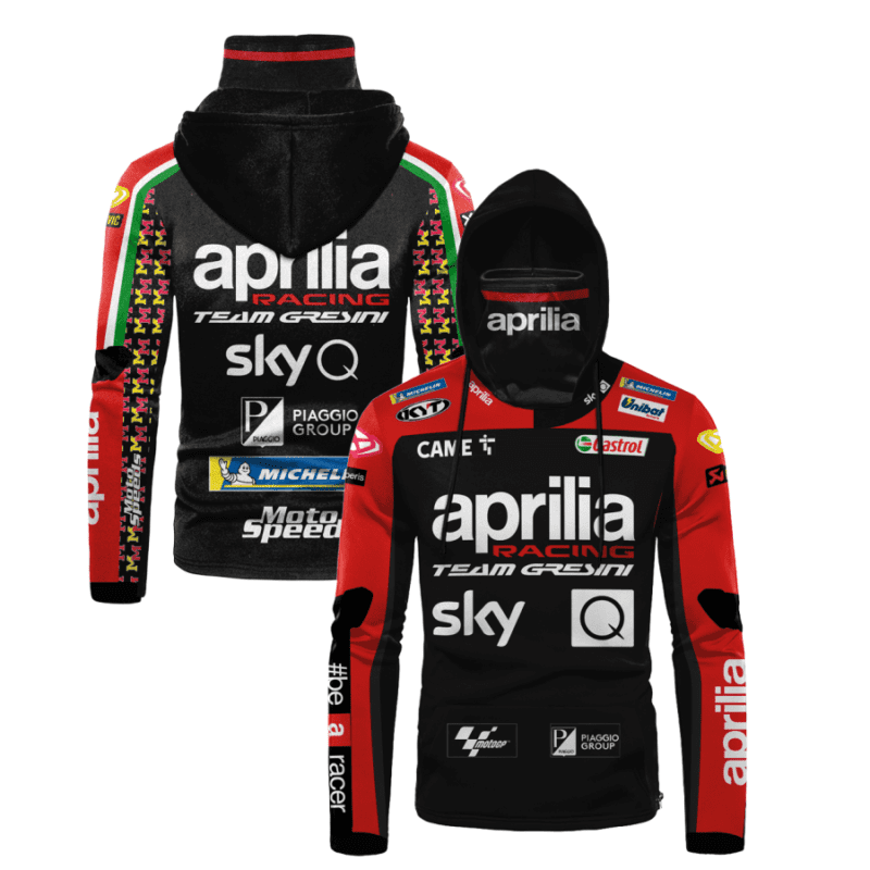 Aprilia Racing Team Gresini Motogp Piaggio Group Michelin Motospeeds Gaiter Hoodie 667