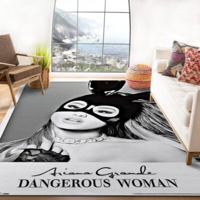 Ariana Grande Dangerous Rug 4, Gift For Fan Rug Floor Decor