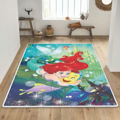 Ariel The Little Mermaid Disney 102 ,Ariel Area Rug gift,Area Rug Living Room Rug Floor Decor 1 Ariel Area Rug gift