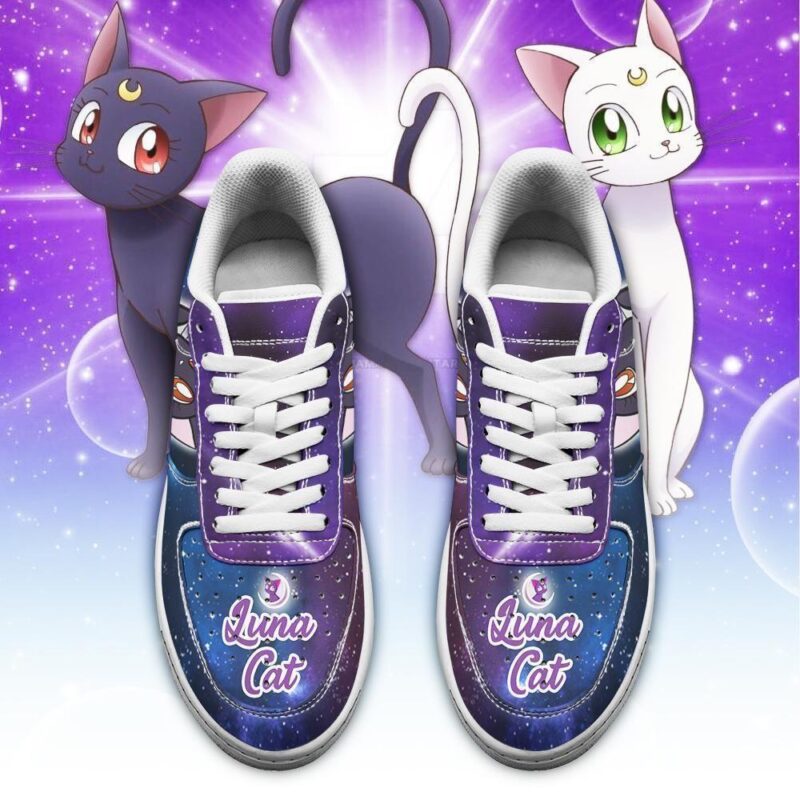 Artermis Cat Sneakers Sailor Moon Anime Shoes Fan Gift Air Force 1 Sneakers 1