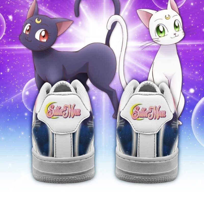 Artermis Cat Sneakers Sailor Moon Anime Shoes Fan Gift Air Force 1 Sneakers 2