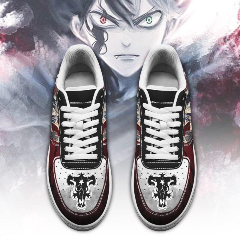 Asta Sneakers Black Bull Knight Black Clover Anime Shoes Air Force 1 Sneakers 1