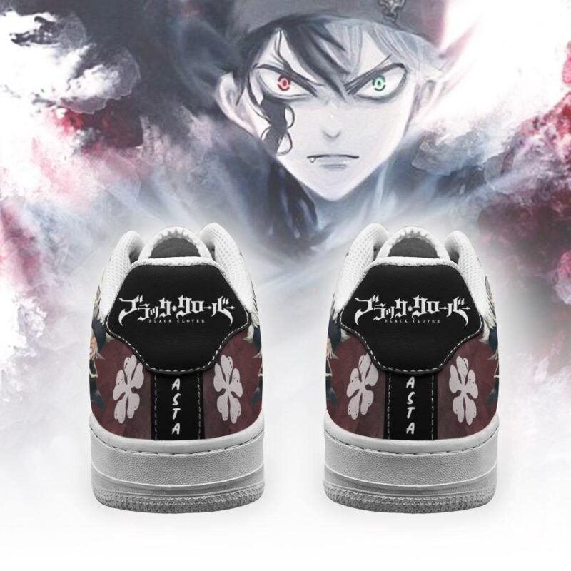 Asta Sneakers Black Bull Knight Black Clover Anime Shoes Air Force 1 Sneakers 2