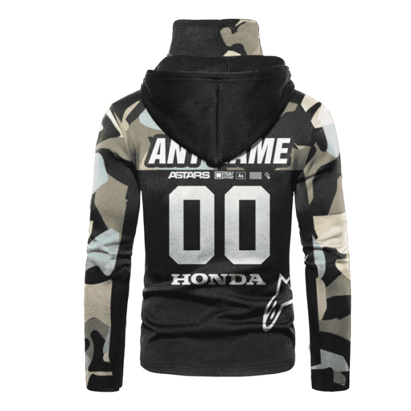 Astars Motogp Racing Honda Camo Gaiter Hoodie 706 2