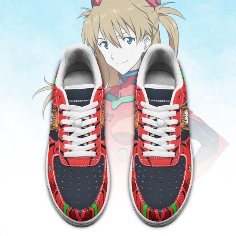 Asuka Langley Shikinami Sneakers Neon Genesis Evangelion Shoes Air Force 1 Sneakers 1
