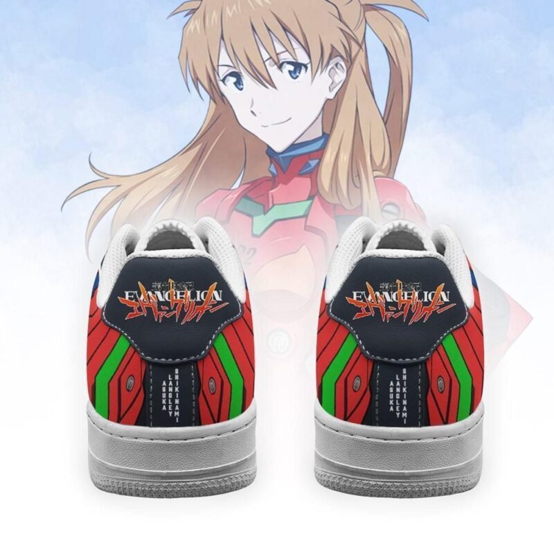 Asuka Langley Shikinami Sneakers Neon Genesis Evangelion Shoes Air Force 1 Sneakers 2