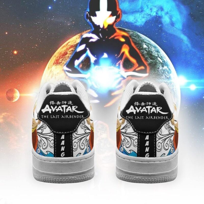 Avatar Airbender Sneakers Characters Anime Shoes Fan Gift Idea Air Force 1 Sneakers 2