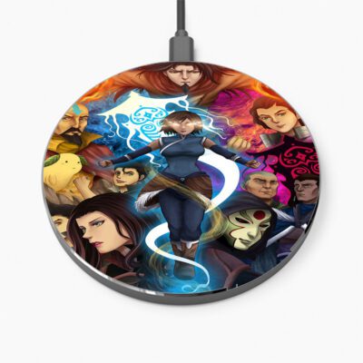 Avatar The Legend of Korra Anime Wireless Charger Custom Charging Pad iPhone Samsung