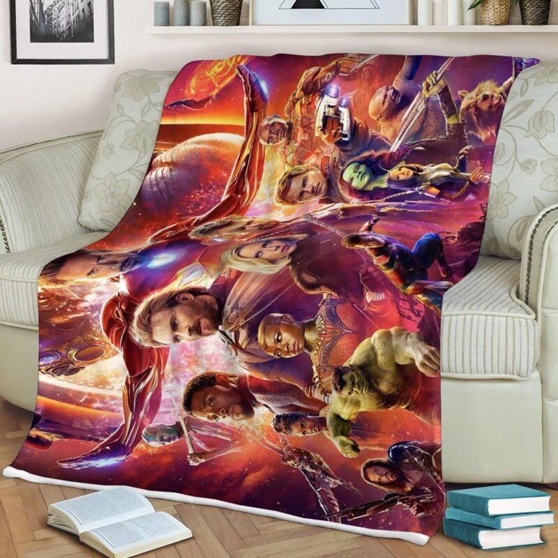 End Game all characters Comfy Sofa Throw Blanket Gift