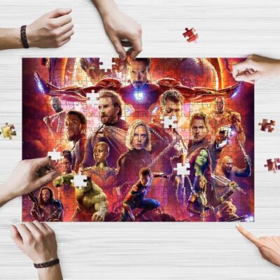 Avenger End Game all characters Jigsaw Puzzle Game, End Game Fan Gift 1 End Game Fan Gift