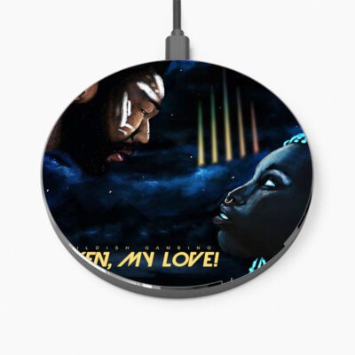 Awaken My Love Childish Gambino Wireless Charger Custom Charging Pad iPhone Samsung