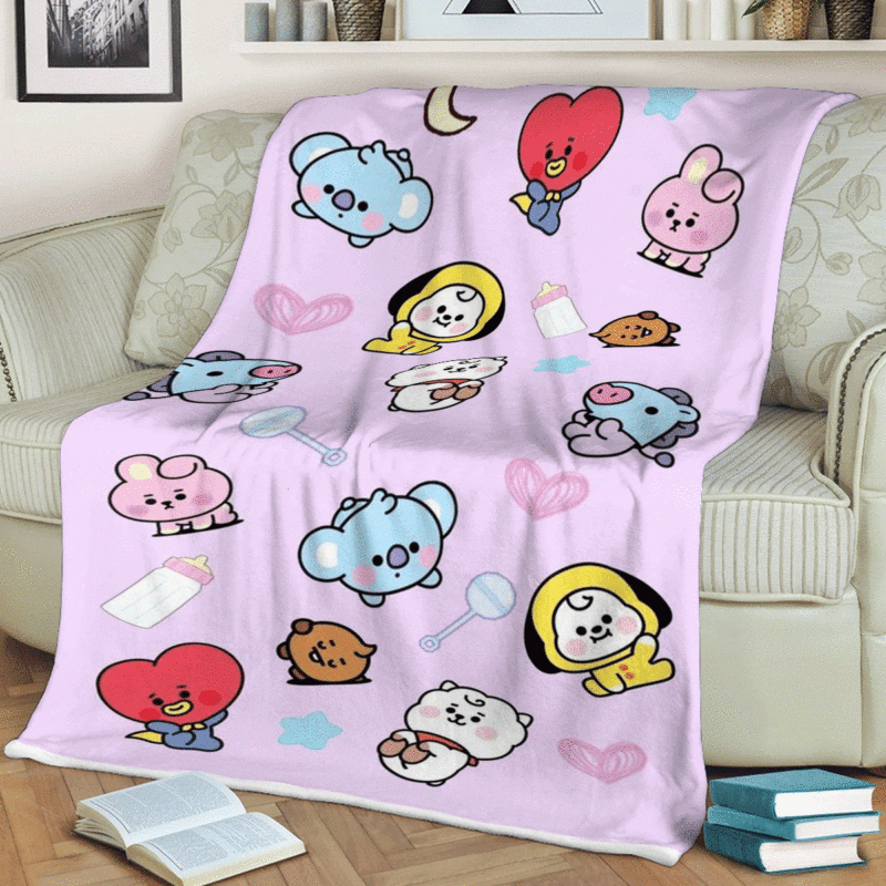BTS BT21 Bangtan Army Fan Art Cartoon So Cute Christmas