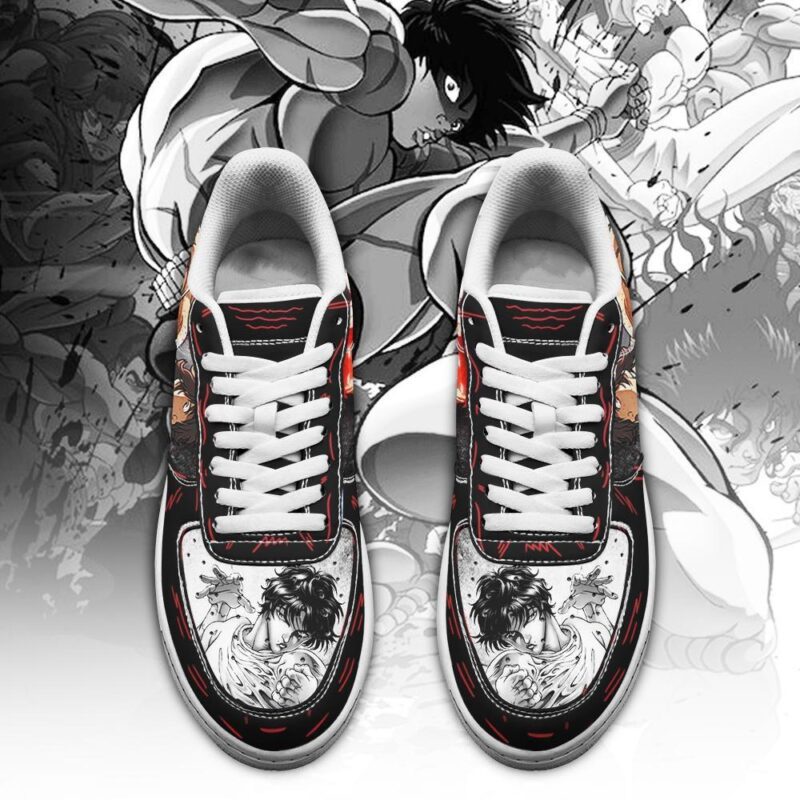 Baki Hanma Sneakers Baki Custom Anime Shoes Air Force 1 Sneakers 1