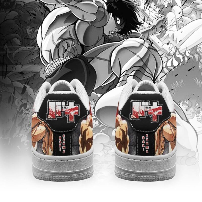 Baki Hanma Sneakers Baki Custom Anime Shoes Air Force 1 Sneakers 2
