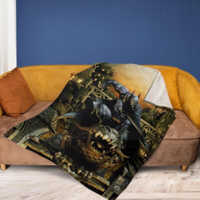 Batman, Batman Gift For Fan, Batman DC Comics Superhero Comics Comfy Sofa Throw Blanket Gift 2 Batman DC Comics Superhero Comics Comfy Sofa Throw Blanket Gift