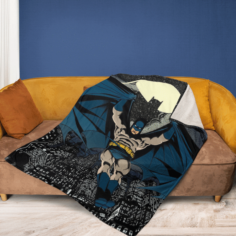 Batman Dark Night DC Comics Christmas 199 Batman Gift For Fan Comfy Sofa Throw Blanket Gift 2