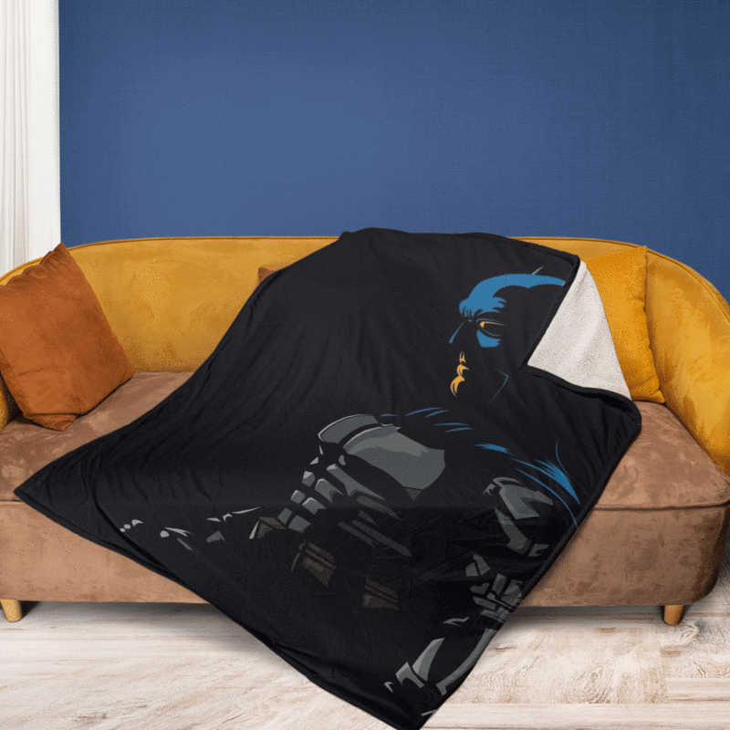Batman Dark Night DC Comics Ver2 Christmas Gift Comfy Sofa Throw Blanket Gift 2