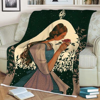 Beauty And The Beast Disney Fan Gift, Beauty And The Beast Art Comfy Sofa Throw Blanket Gift 2 Beauty And The Beast Disney Fan Gift Beauty And The Beast Art Comfy Sofa Throw Blanket Gift 2