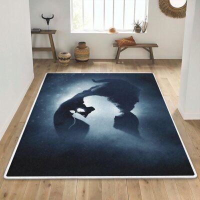 Beauty and the Beast Area Rug Living Room, Belle and The Beast Rug Floor Decor 1 Belle and The Beast Rug Floor Decor