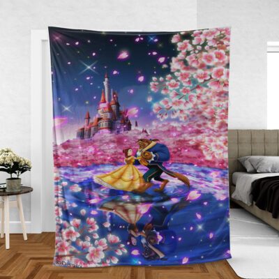 Beauty and the Beast Gift, Disney Beauty and the Beast Belle Gift For Fan Comfy Sofa Throw Blanket Gift 1 Disney Beauty and the Beast Belle Gift For Fan Comfy Sofa Throw Blanket Gift