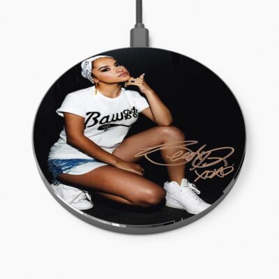 Becky G Wireless Charger Custom Charging Pad iPhone Samsung